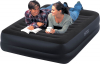 64424 Надувная кровать Pillow Rest Raised Bed 152х203х42см с подголовником, встроенный насос 220V